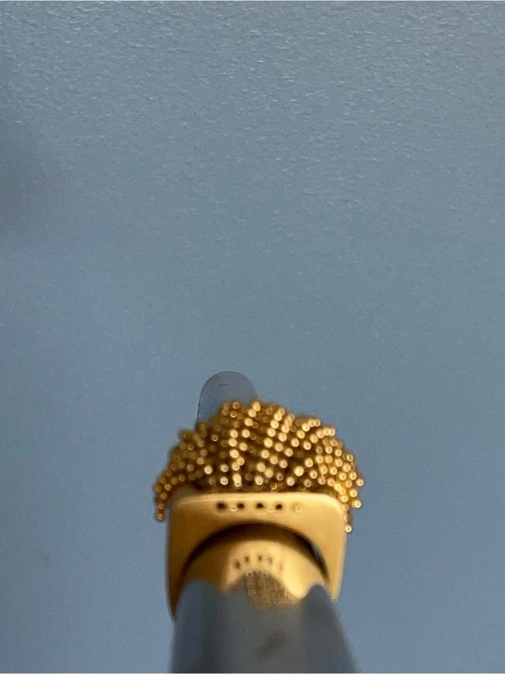 ✨ Sheila Fajl 18K Gold Plated Beaded Tassel Fringe Statement Ring